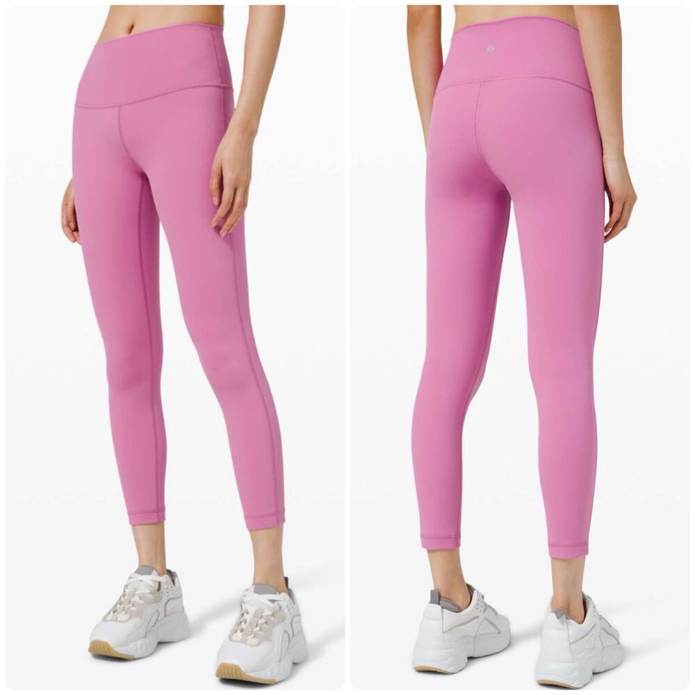 LULULEMON Wunder Under High Rise 25 Full On Luxtreme Legging Magenta Glow 8 Tall